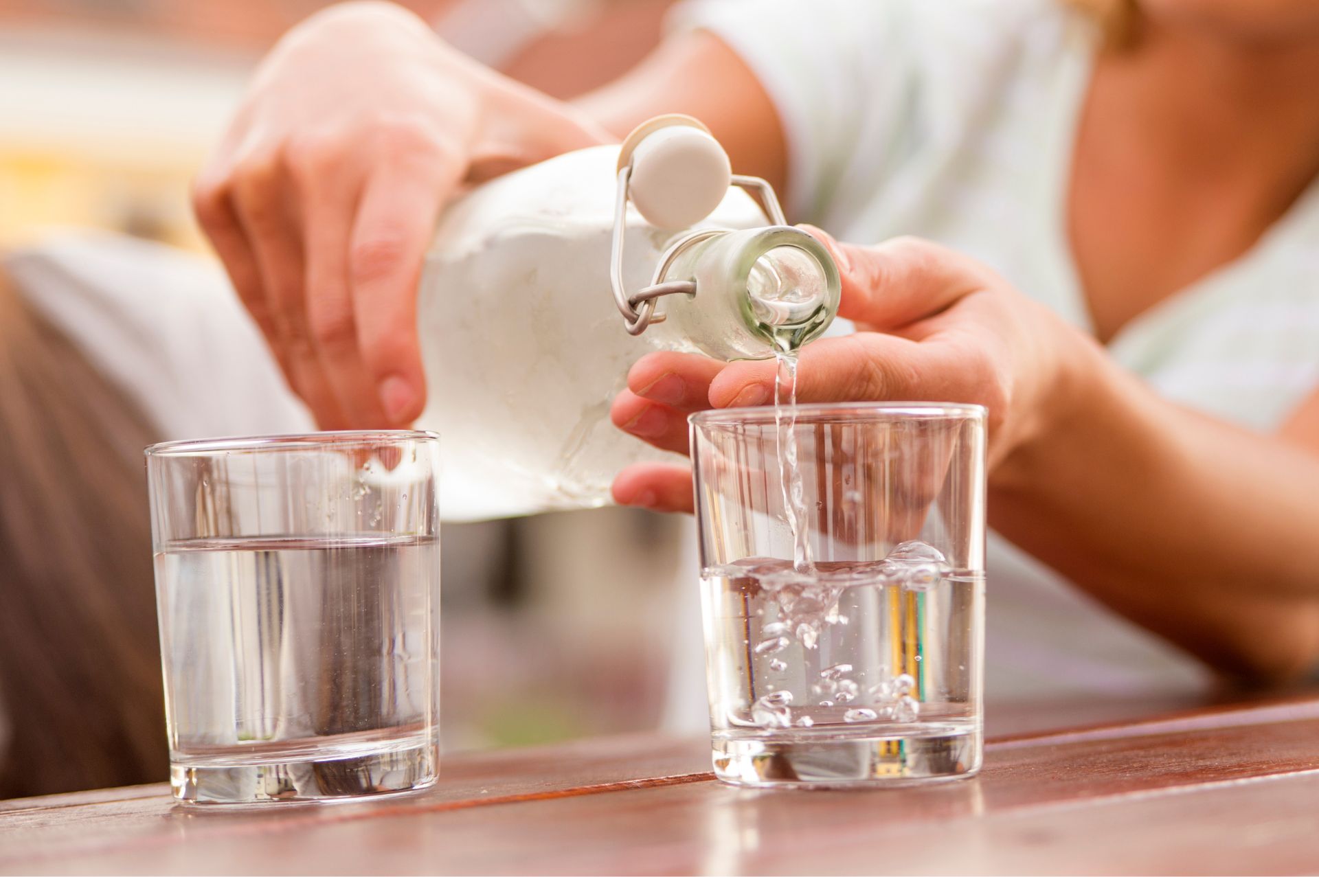 fuentes de agua filtrada
